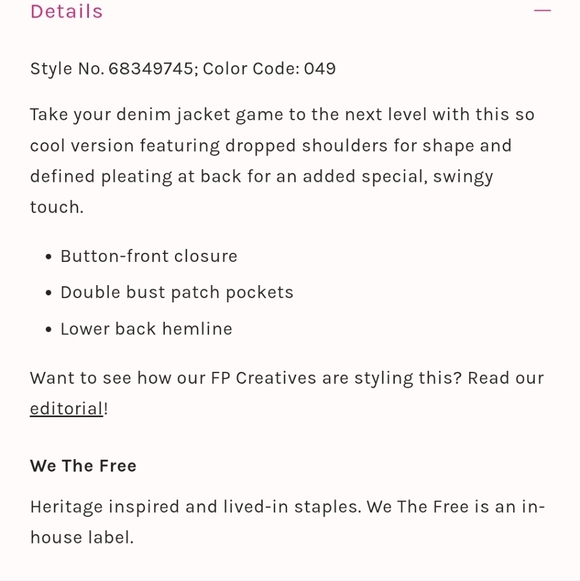 Free People Opal Swing Jacket - Picture 5 of 5